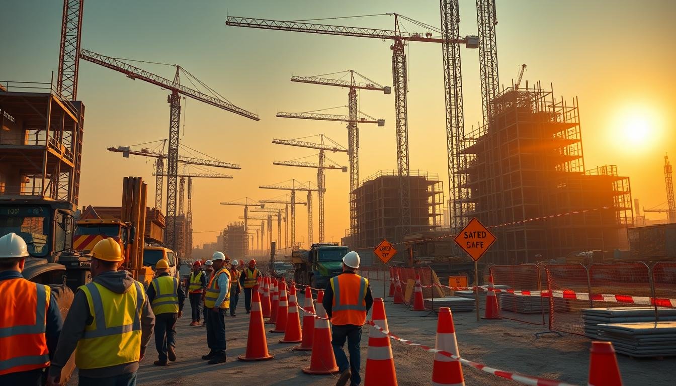 segurança em canteiros de obras