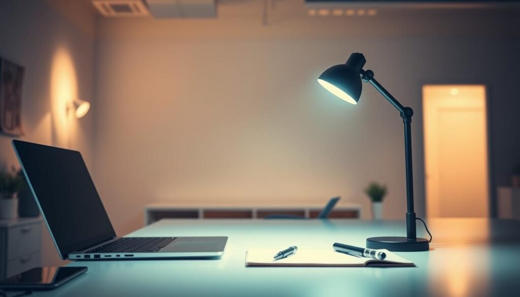 produtividade com iluminação