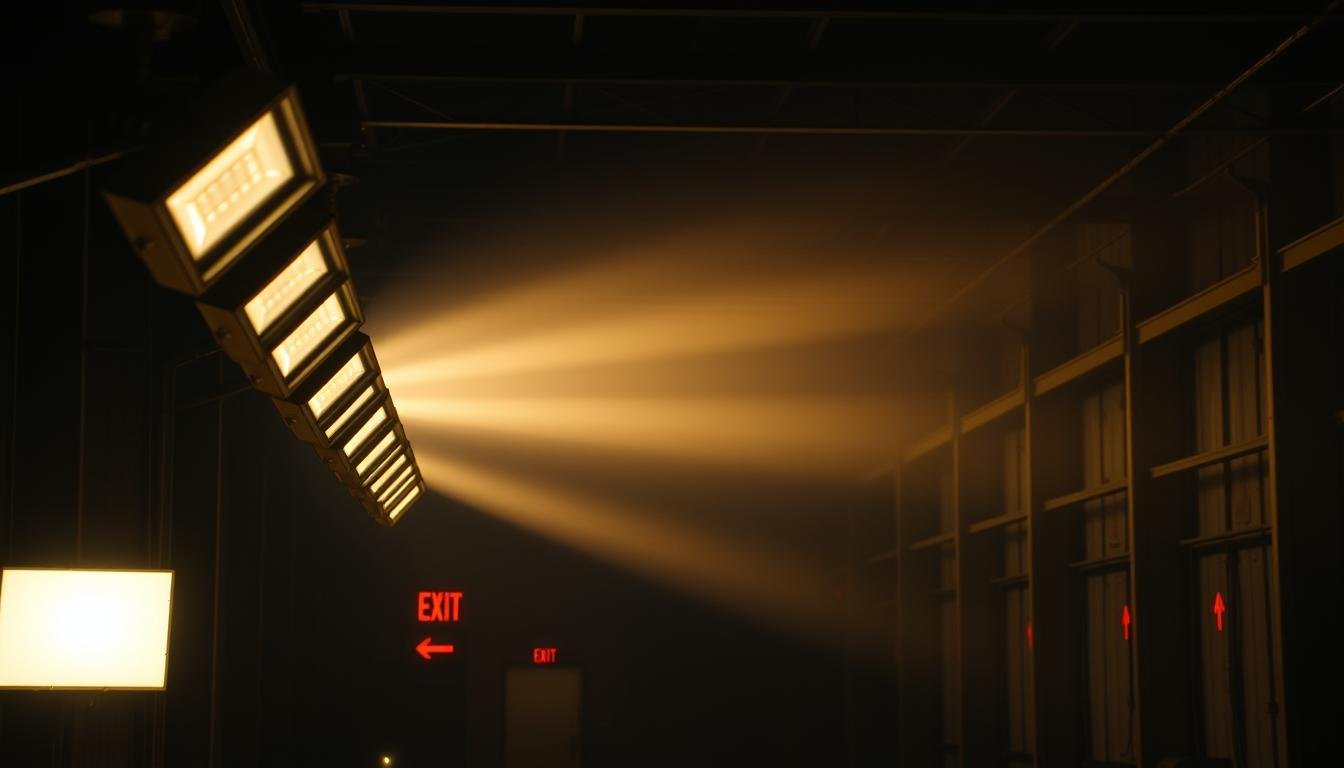 iluminação de segurança